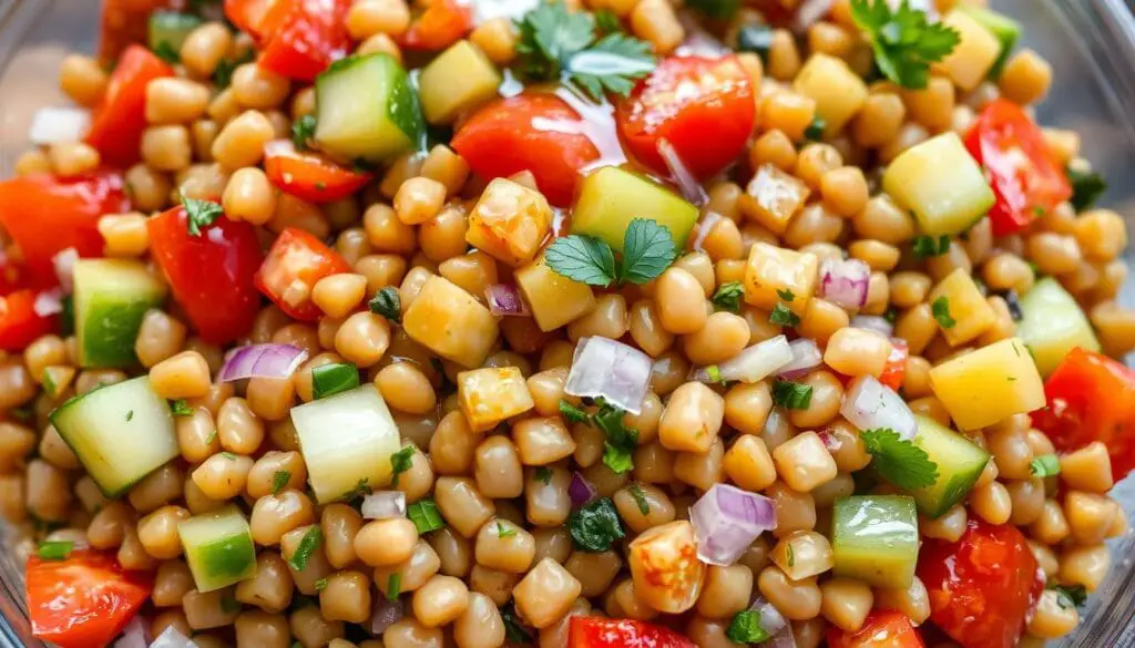lentil salad texture