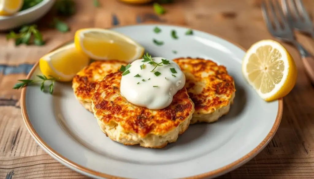 tuna cakes with mayo